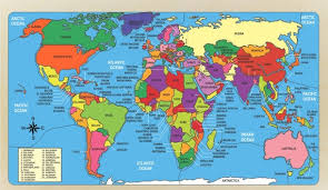 Desenhos de World Map Jigsaw Puzzle 2 para colorir