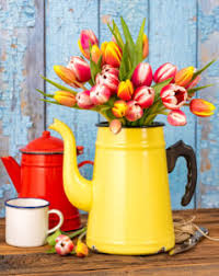 Yellow Flower Pot Jigsaw Puzzle