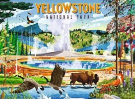Yellowstone National Park Jigsaw Puzzle 2